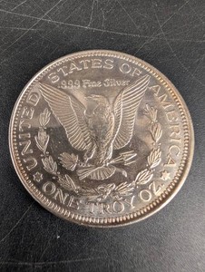 1 Oz .999 Fine Silver Liberty Round