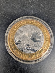 1996 Grand Casino Limited Edition .999 Fine Silver Coin