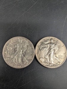 1923 & 1940 Walking Liberty Half Dollars (Lot of 2)