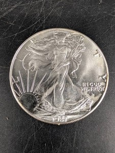 1987 American Silver Eagle One Dollar Coin