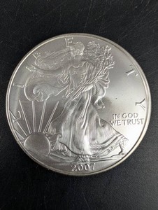 2007 American Silver Eagle 1 Oz Fine Silver Dollar