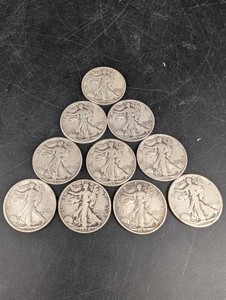 Walking Liberty Half Dollars (Lot of 10)