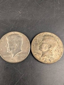 1965 & 1967 Kennedy Half Dollars (Lot of 2)