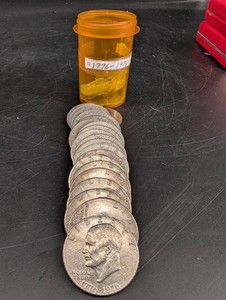 Lot Of 22 U.S. Eisenhower Dollar Coins 1776-1976