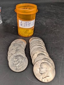 Lot of 16 1972-P Eisenhower Dollars