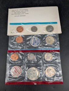 United States Coin Collection With 1969 U.C. Envelope