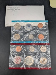 1969 U.S. Mint Coin Set With Envelope