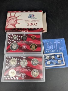 2002 United States Mint Silver Proof Sets (Lot of 2)
