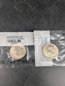 1964-D Kennedy Silver Half Dollars - Lot of 2