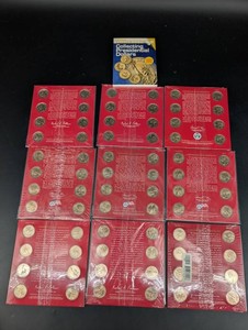 United States Mint 2007-2015 Presidential $1 Coin Sets & Guide (Lot of 10)
