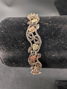Sterling Silver & 12K Gold Black Hills Bracelet