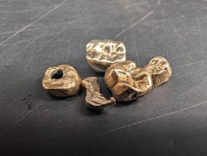 18K Dental Gold Pieces - 5 Pieces