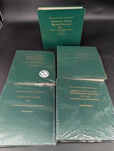 5-Piece Coin Album Collection
