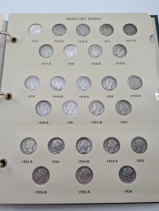 Vintage Mercury Dime Collection 78pc Including Key Date 1916-D