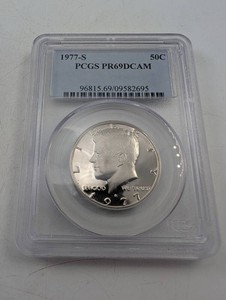Vintage 1977-S Kennedy Half Dollar PCGS PR69DCAM