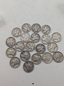 Vintage Mercury Dimes 1930s-1940s (Lot of 20)