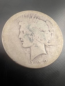 Worn 1922 Peace Dollar