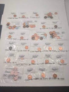 Assorted Lincoln Head Cents in Littleton Coin Co. Holders