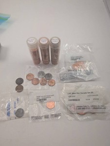 Lincoln Cent Collection With Rolls and Sets