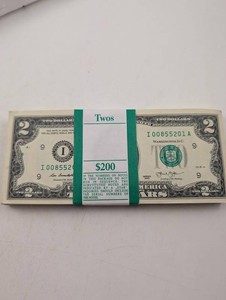 100 Consecutive 2013 $2 Notes