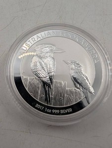 2017 Australian Kookaburra 1 Oz .999 Silver Coin