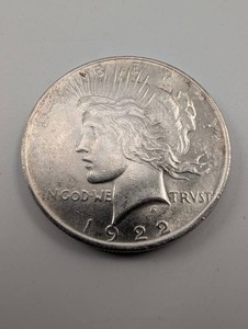 1922 United States Peace Dollar