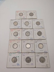Switzerland Silver Coins (Lot of 14) 83.5% Silver