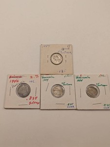 Venezuela 25 cent 83.5 Silver Coins