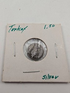 Silver Arabic-Script Coin Trinket