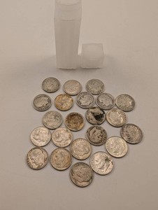 22 90% Silver Roosevelt Dimes