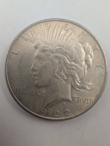 1922 United States Peace Dollar