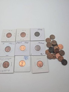 Assorted Lincoln Cents With 1906, 1941-S, 1950-D, 1955-P, 1964 Proof & 1981-S Proof