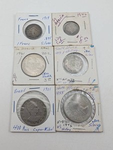 Mixed Foreign Silver Coins