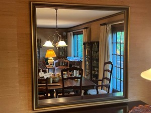 Wall Mirror - Ornate Framed Square Mirror 52 x 52