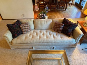 Vintage Sofa - Stanton Cooper Tufted Upholstered 87in - couch only