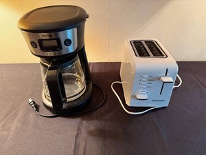 Coffee Maker & Toaster Mixed Lot - Mr. Coffee & Cuisinart