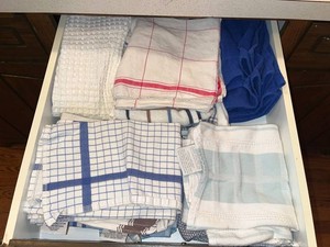 Kitchen Towels - Assorted Woven, Waffle & Terry Cloth Group