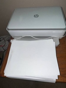 All-in-One Printer - HP Envy 6055 With Paper