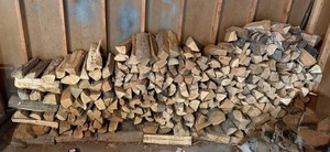 Split Firewood Stack