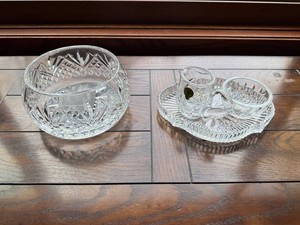Crystal Serving Set - Waterford 4-Piece Cut Crystal