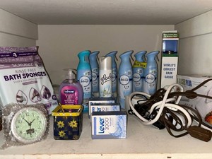 Household Goods Mixed Lot - Febreze, Glade, Kitchen & Bath Items - quantities unverified
