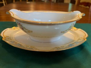 Bone China Tea & Serving Set - Noritake Vintage Floral  Chevonia Pattern