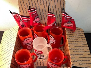 Ohio State Buckeyes Drinkware & Flags Mixed Lot