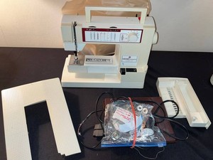 Sewing Machine - Vintage Viking Husqvarna Classica 100 & Accessories