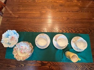 Vintage China & Teacup Mixed Lot - Haviland, Limoges, R.S. Prussia