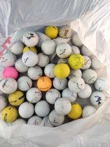 A bulk bag of assorted Golf Balls