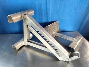 A  Qual-Craft aluminum ladder jack aluminum ladder jack and  J-strongback hook