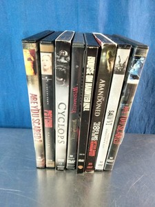 8 horror and thriller DVD cases