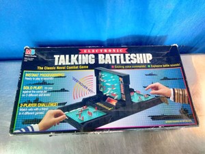 Vintage 1989 Milton Bradley Electronic Talking Battleship board game