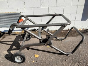 Portable folding mobile miter saw or table saw stand,